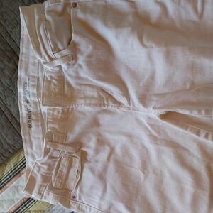 White Old Navy rock star mid-rise jeans